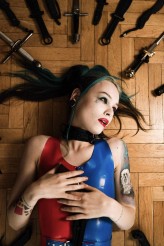AgnieszkaWolkowicz Cosplay Harley Quinn @beatakosyra_fotografia Outfit: @lateksowefr