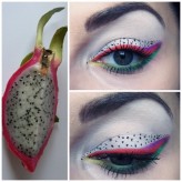 rainboweyeArtist Makijaż inspirowany egzotycznym owocem ;)