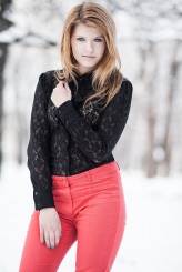 edwinzielinski Ilona w śniegu.
