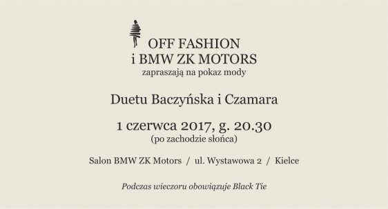 Eklektyzm - pokaz mody duetu Baczyńska i Czamara