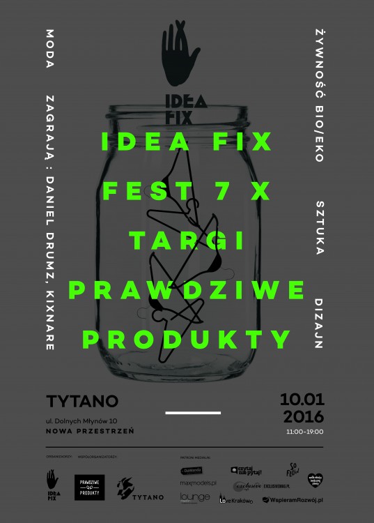 IDEA FIX FEST 7 - już 10 stycznia 2016 w Krakowie!