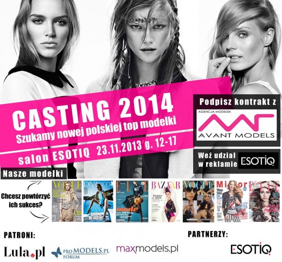 Avant Models szuka nowej top modelki! 23.11.2013 Lublin