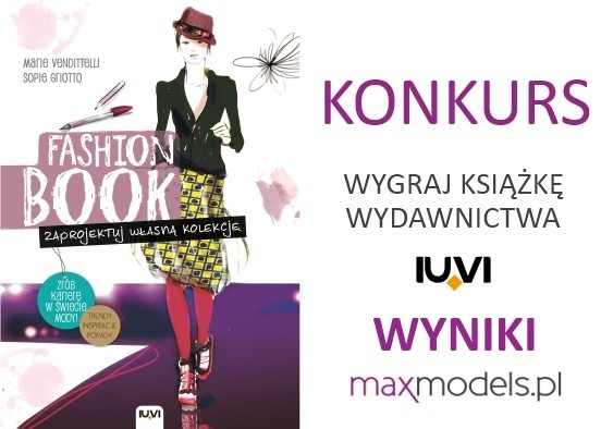 Wyniki konkursu "Fashion book. Zaprojektuj własną kolekcję" Marie Vendittelli i Sophie Griotto