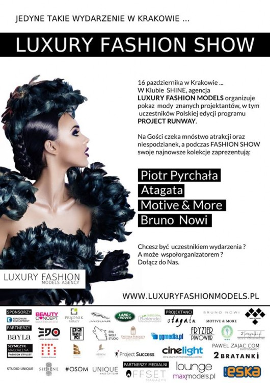 LUXURY FASHION MODELS zaprasza na Luxury Fashion Show!