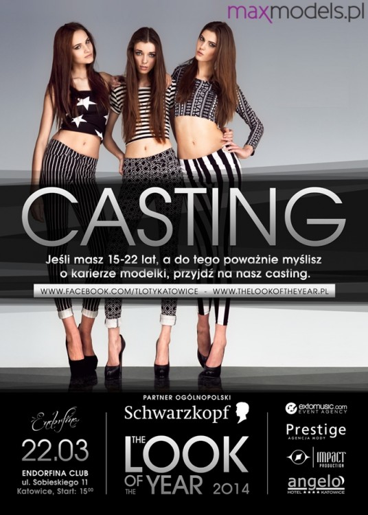 22.03 The Look Of The Year, casting w Katowicach