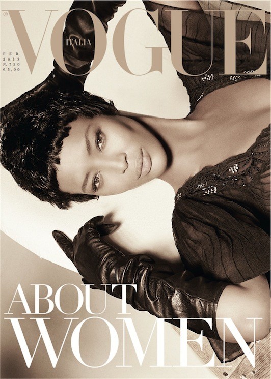 Naomi Campbell we włoskiej edycji Vogue
