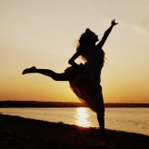 NataliaLawicka Taniec przy zachodzie słońca :)