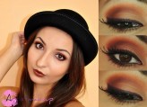 artistmakeup autumn leaves