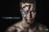 Krzysiek_Words_of_makeup Charakteryzacja - postać Terminatora
