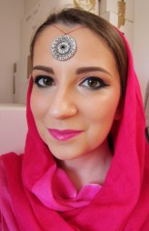 intohimomakeup makijaż hinduski 