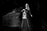 yakris horror, stylizacja, make-up, yakris, b&w,