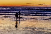 erichvonb Just thought some might enjoy a view of the Pacific Ocean from the California coast, where a couple of surfers run to catch a few rides before sunset.  Not my normal pic, but too beautiful not to share.  