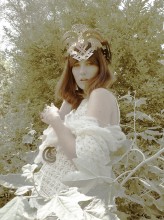 MJAROBOUTIQUE 'Birch Princess' - Photographer / Designer / Stylist / Jewellery / Headpiece / Art Director / Editor / Location: Michail Jarovoj 
Model: Arielle Jammy Fox