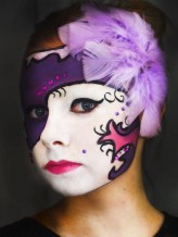 bajka77 Face painting. Inspiracja maską wenecką