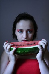 aleksandra_sza                             makijaż owocowy, modelka: Natalia            
