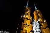 Herezjasz Ostrów Tumski nocą - Wrocław