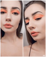 P_Koszewska_Makeup Orange (NEON)