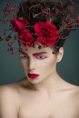 krzysztof_werema                             edytorial "flower chic" w makeup trendy  jesień 2014
            