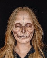 karolinadebovska Facepainting - czaszka