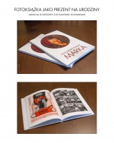 Krzyztovka Przedstawiam foto-książkę z 30 plakatami filmowymi z różnych wydarzeń z życia solenizantów oraz 30 komiksów obok tych plakatów. Wszystko okraszone humorem, a książki stworzone na 30. urodziny Pana  Marka.