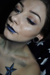 J-K-Makeup Makijaż kreatywny, w sumie inspirowałam się galaktyką :D