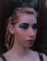 kam_91 make up inspirowany pokazem mody Alexandra Mcqueen