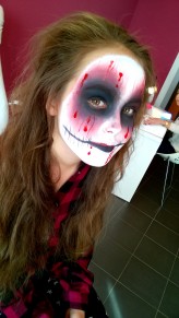 FacePaintingEwelina Creepy make up 