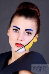 martyna-makeup Makijaż inspirowany kubizmem