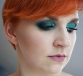 Weronikabmakeup Chłodna zieleń - smoky eye. 