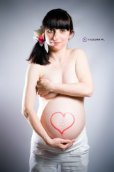 hodura ciąża kobieta sesja ciążowa