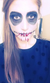 Catrin2 makijaż Halloween