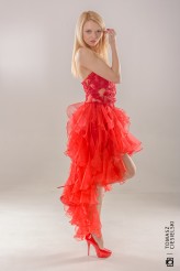 dianusia202 Nasza piękna suknia "Hiszpanka" w kolorze gorącej czerwieni, dostępna w każdym kolorze i rozmiarze :)