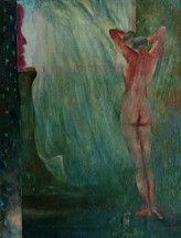 vlod "Akt", malarstwo ze zdjęcia, olej, wys 30 cm, 2006r.