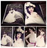 kyriellenmaluje                             Publikacja w magazynie Moda Ślub kwiecień 2014 :)
Fotograf: Lena Sabała            