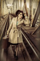 LadyClonic Photographer: Łukasz Sołek 
Makeup/Stylizacja: ladyclonic
localization: Podjuchy Train Station 