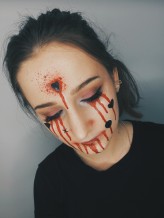 pokerowamua halloween make-up