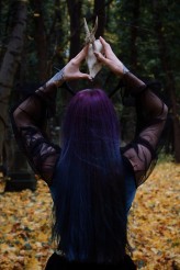 KlaudiaWitch #wiedźma #witch #halloween #kolorowewłosy #modelkaalternatywna #alternativemodel