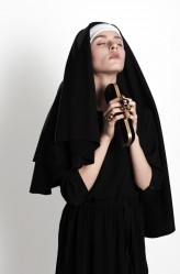 paduszka                             |FASHION RELIGION|
 styling - Zuzanna Borowska
 models - Milena @ BRAVE, Aga @ The Fashion Model Management
 Milan, december 2013            