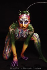 maziphoto                             " Alien Nation " 
Artist: Jenna Hacking Mua
Model: Sarah Reed
Studio: Ian Hamilton Photography            