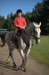 flicka                             podczas treningu na koniu o imieniu Floryda            