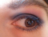Lady_JI stylizacja oka z niebieskimi rzęsami*