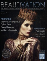 avantgarde-design cover of Beautivation magazine (USA)
photographer - Yuriy Iliuhin
muah - Elena Iluhina
dress - Oleg Kravchuk 
model, necklace + crown - Kseniya Arhangelova