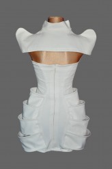 MartynaRenk                             futuristic wedding dress            