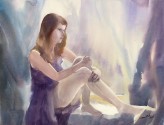 Lineare The Girl at The Window, 48,5x64cm, akwarela, 2015
Film z malowania: https://www.youtube.com/watch?v=GkLVbkzYS7w