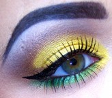 makeupandpiercing Yellow and Green