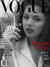 czekoladowyobiektyw przerobiłam zrobione przezemnie zdjęcie na okładkę magazynu VOGUE ;)