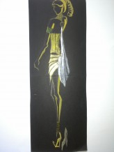 larus Początkowy projekt  kolekcji ,,Ludowa Kleopatra,, 2005r.
