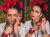 ortega                             Praca konkursowa na Mistrzostwa Polski 2015 w Makijażu
Make up & Stylizacja Joanna Ortega Estrada
Inspiracja Frida Kahlo            