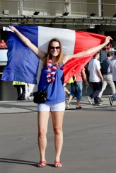 EwaLipska                             Finał Euro 2016, kibicka Francji            