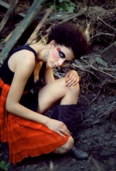 okoska model-Kasia Sobkowiak; make up, hair & styling by me